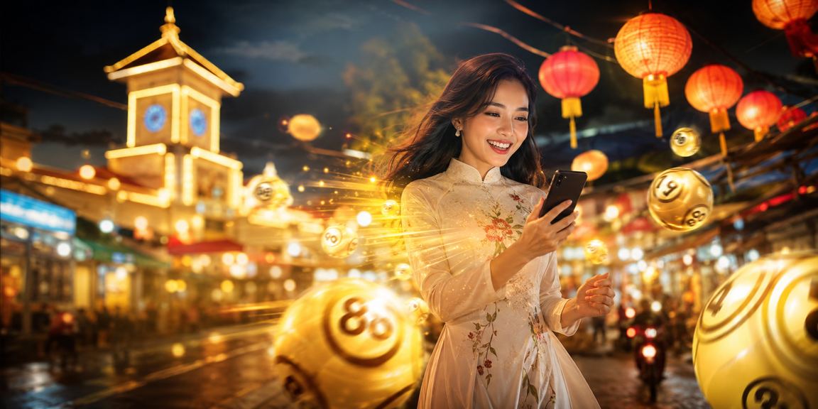 Chợ đêm TP. Hồ Chí Minh với người chơi xổ số trực tuyến tại x9a
